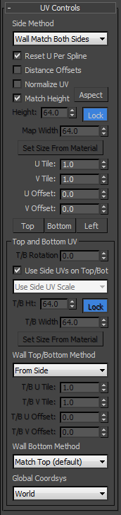 CorVex level design plugin User Interface.