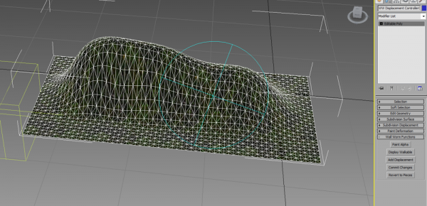 sculpt mesh after created