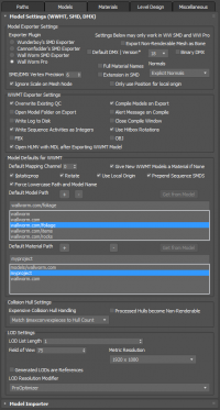 Global Model Settings